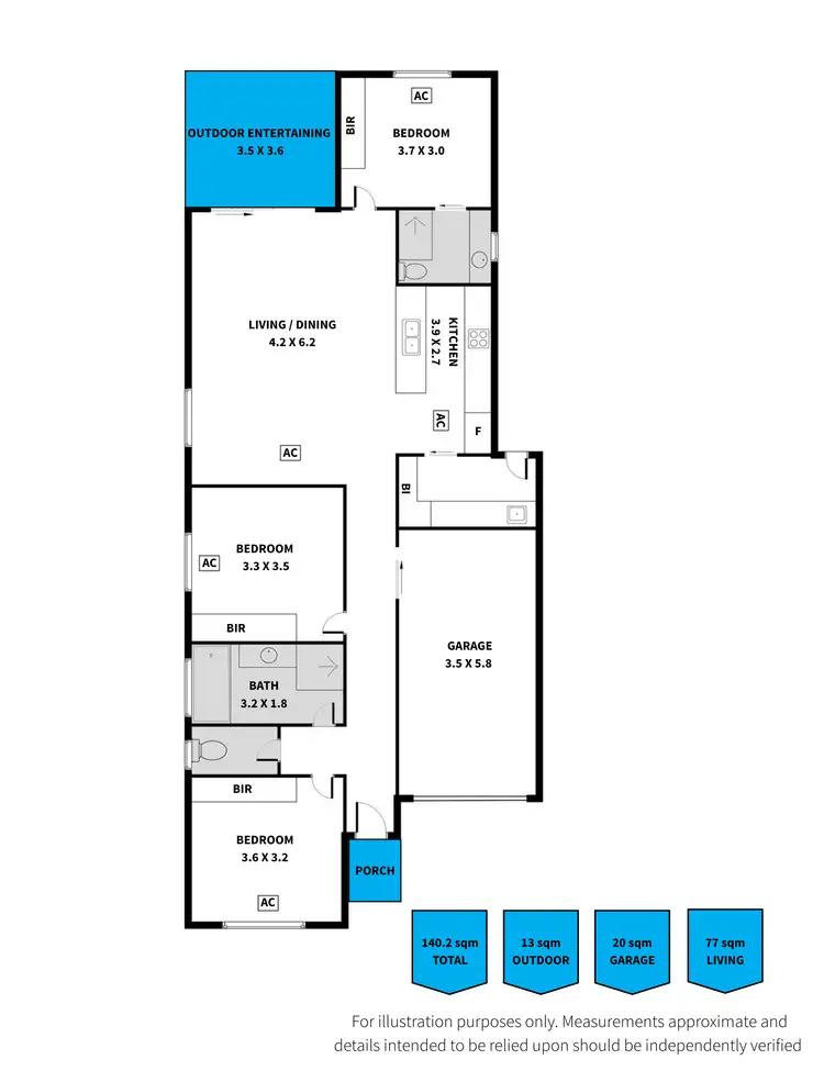 Floorplan of Homely house listing, 1B Little Burke Street, Victor Harbor SA 5211