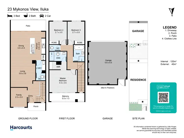 Floorplan of Homely house listing, 23 Mykonos View, Iluka WA 6028