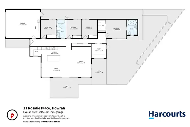 Floorplan of Homely house listing, 11 Rosalie Place, Howrah TAS 7018