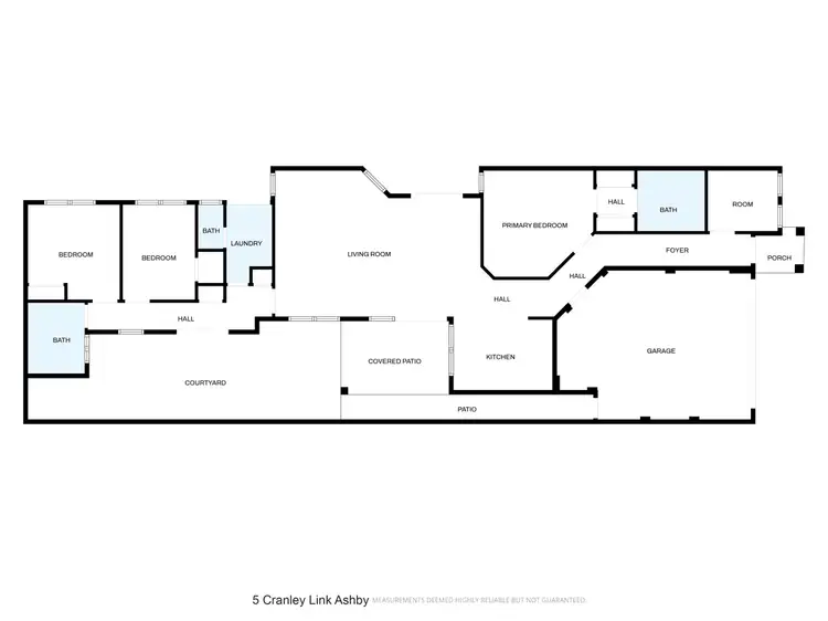 Floorplan of Homely house listing, 5 Cranley Link, Ashby WA 6065