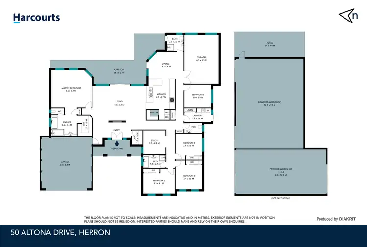Floorplan of Homely house listing, 50 Altona Drive, Herron WA 6211