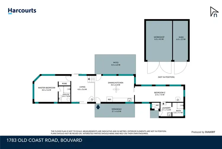 Floorplan of Homely house listing, 1783 Old Coast Road, Bouvard WA 6211