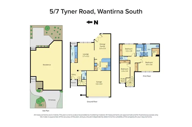 Floorplan of Homely townhouse listing, 5/7 Tyner Road, Wantirna South VIC 3152