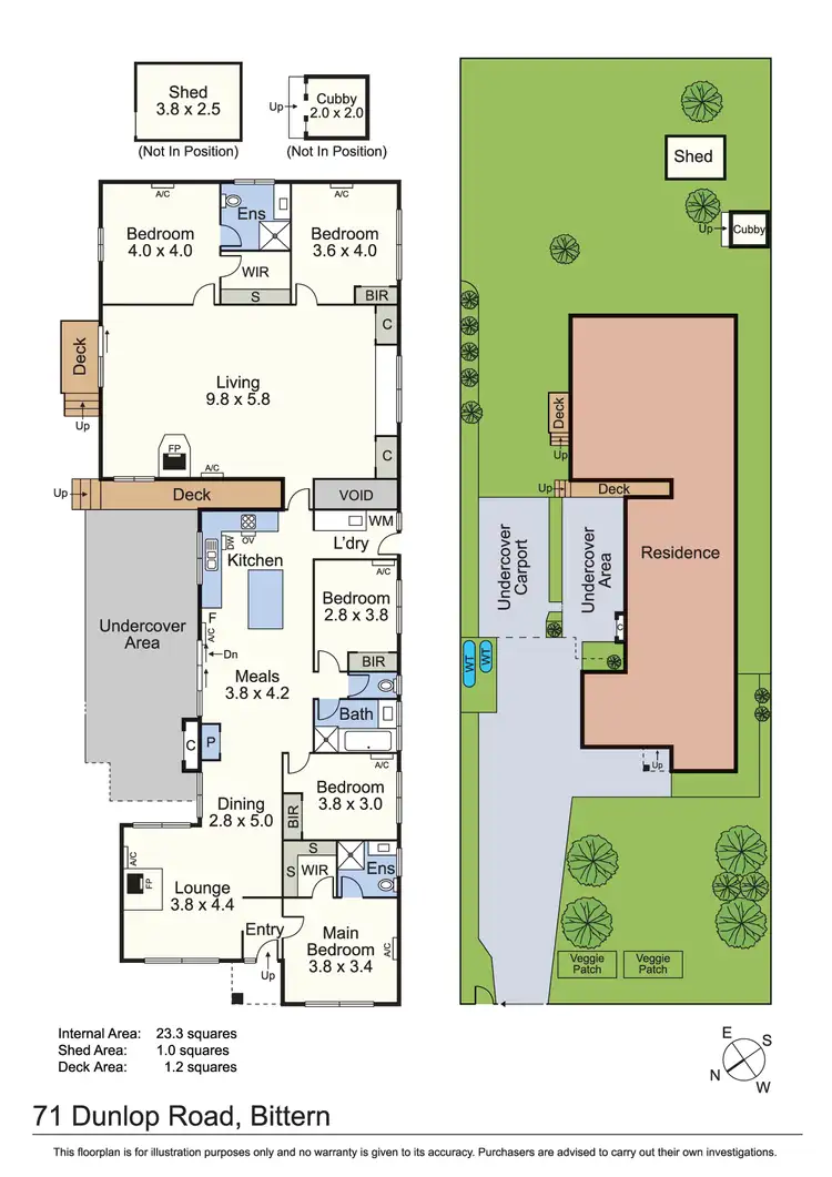 Floorplan of Homely house listing, 71 Dunlop Road, Bittern VIC 3918