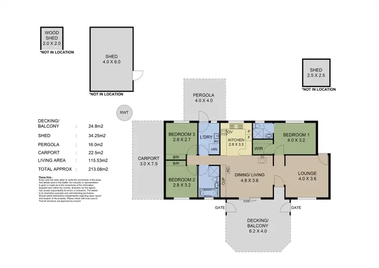 Floorplan of Homely house listing, 9 Blundy Way, Littlehampton SA 5250