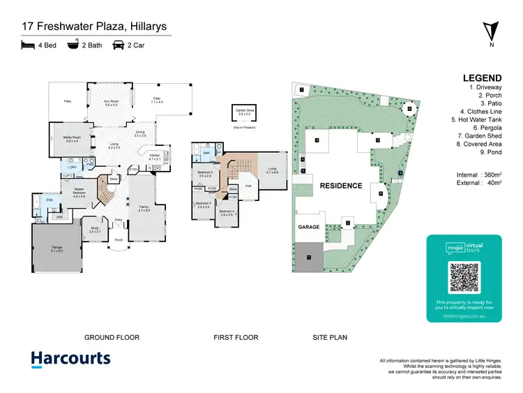Floorplan of Homely house listing, 17 Freshwater Plaza, Hillarys WA 6025