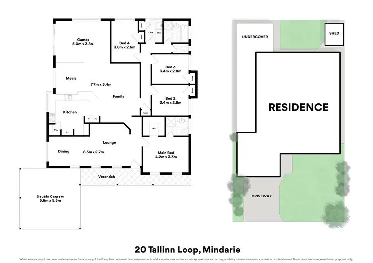 Floorplan of Homely house listing, 20 Tallinn Loop, Mindarie WA 6030