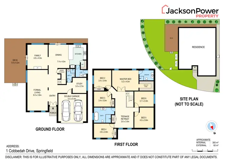 Floorplan of Homely house listing, 1 Cobbedah Drive, Springfield NSW 2250