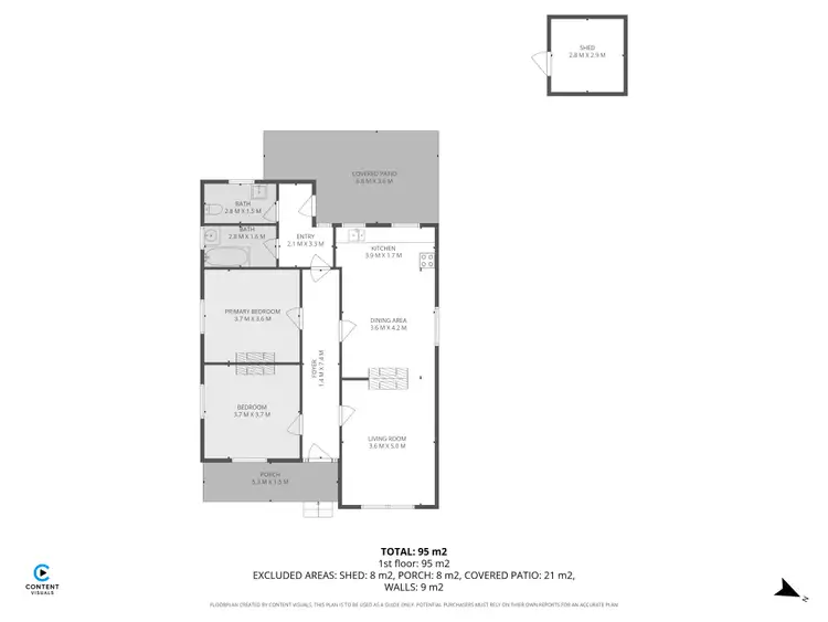 Floorplan of Homely house listing, 88a Lymington Road, Cygnet TAS 7112