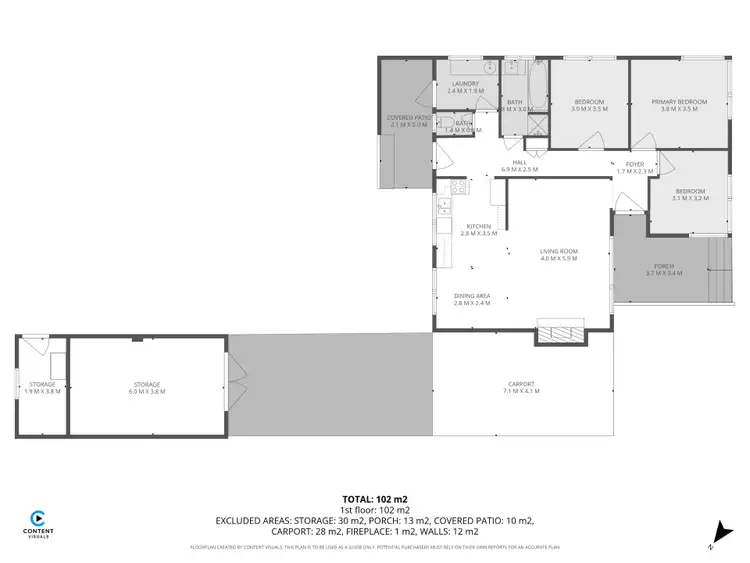 Floorplan of Homely house listing, 30 Wilmot Road, Huonville TAS 7109