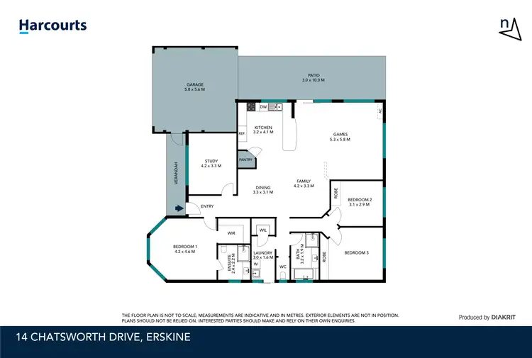Floorplan of Homely house listing, 14 Chatsworth Drive, Erskine WA 6210