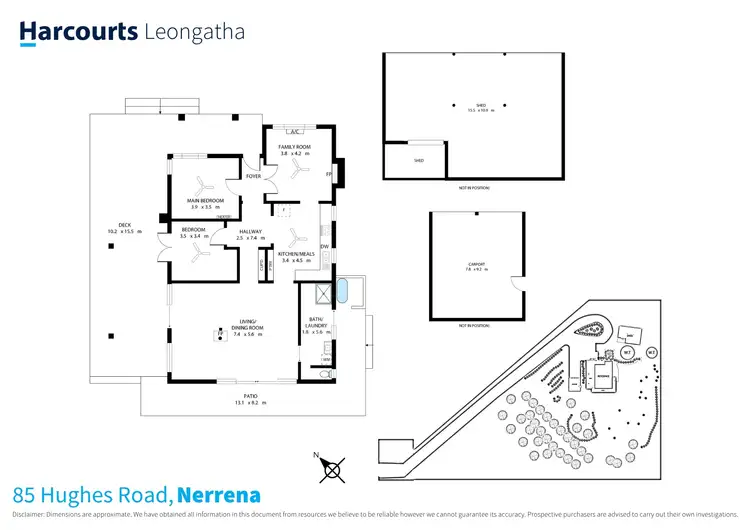Floorplan of Homely house listing, 85 Hughes Road, Nerrena VIC 3953