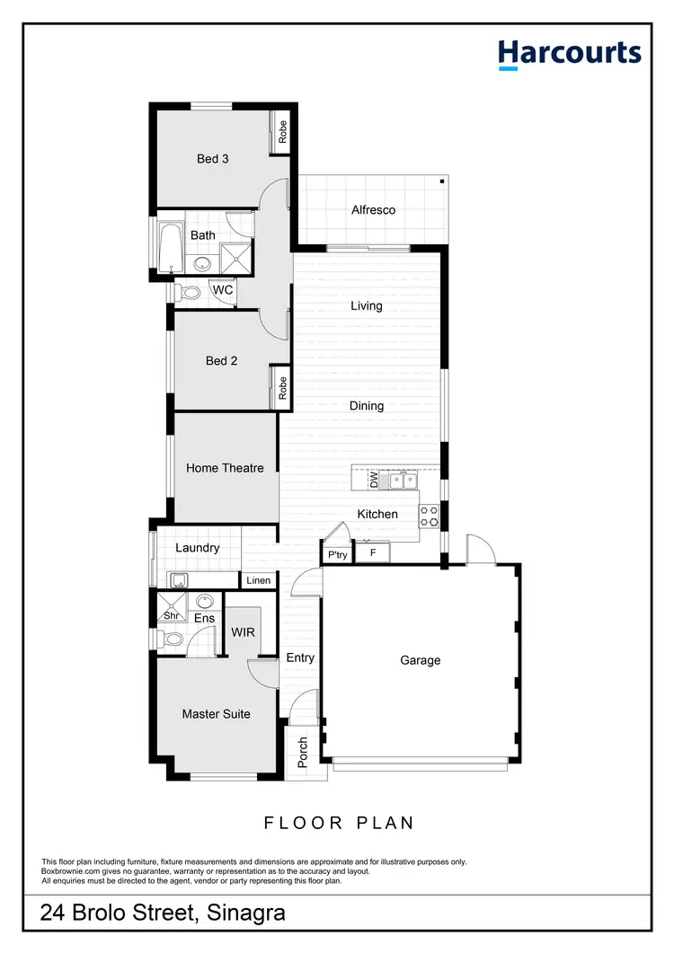 Floorplan of Homely house listing, 24 Brolo Street, Sinagra WA 6065