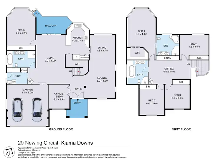 Floorplan of Homely house listing, 29 Newing Circuit, Kiama Downs NSW 2533