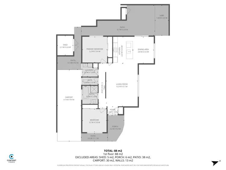 Floorplan of Homely unit listing, 4/39 Beach Road, Margate TAS 7054
