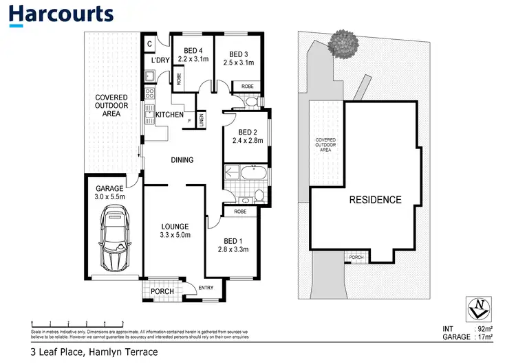 Floorplan of Homely house listing, 3 Leaf Place, Hamlyn Terrace NSW 2259