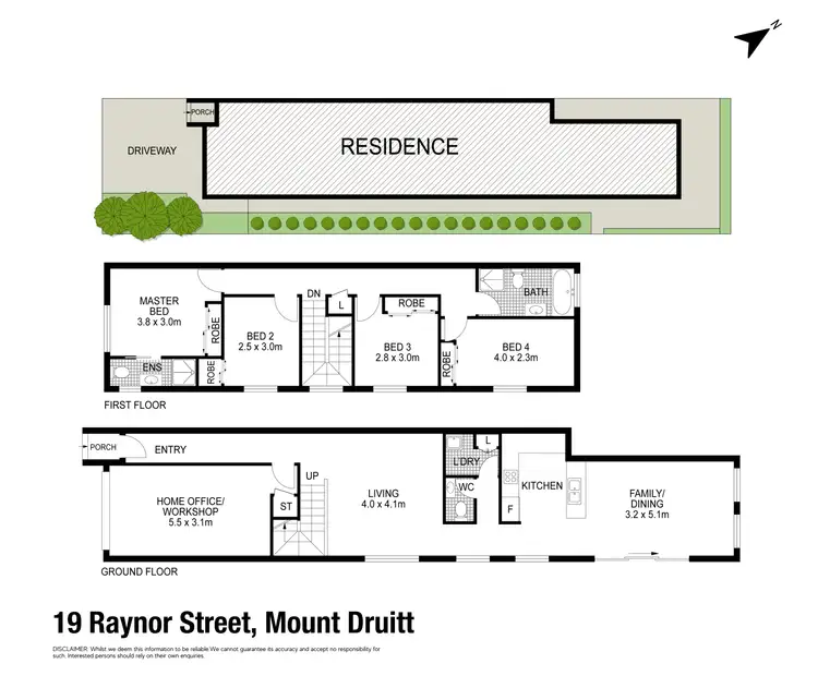 Floorplan of Homely house listing, 19 Raynor Street, Mount Druitt NSW 2770