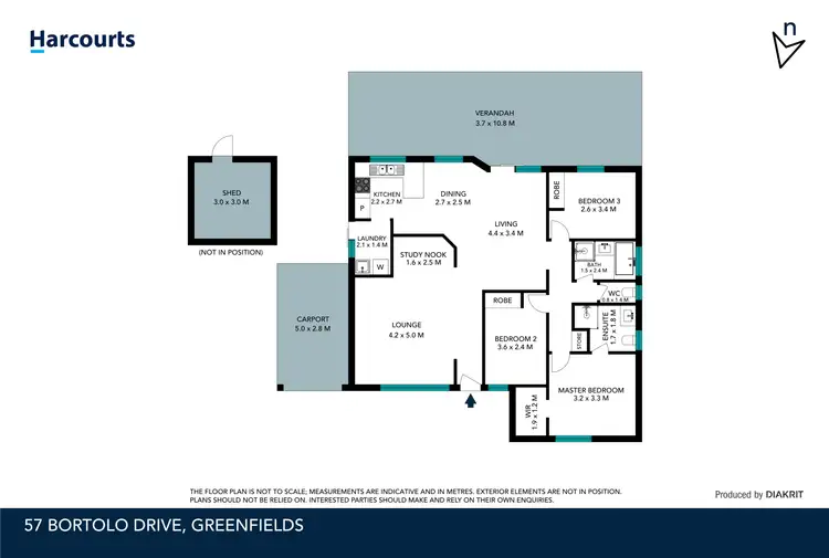 Floorplan of Homely house listing, 57 Bortolo Drive, Greenfields WA 6210