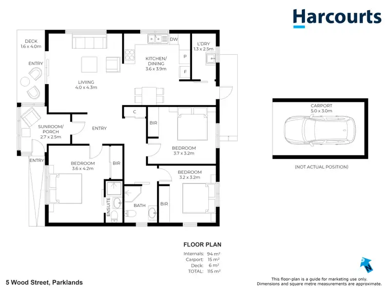 Floorplan of Homely house listing, 5 Wood Street, Parklands TAS 7320