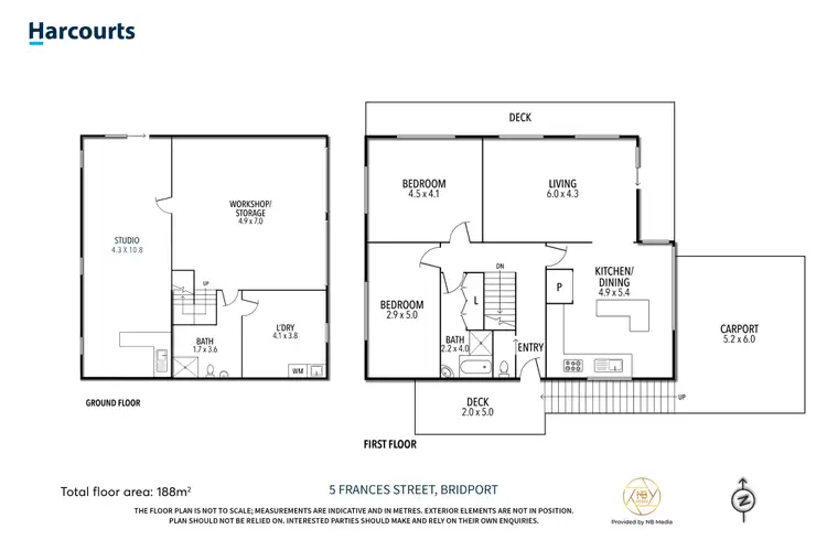 Floorplan of Homely house listing, 5 Frances Street, Bridport TAS 7262