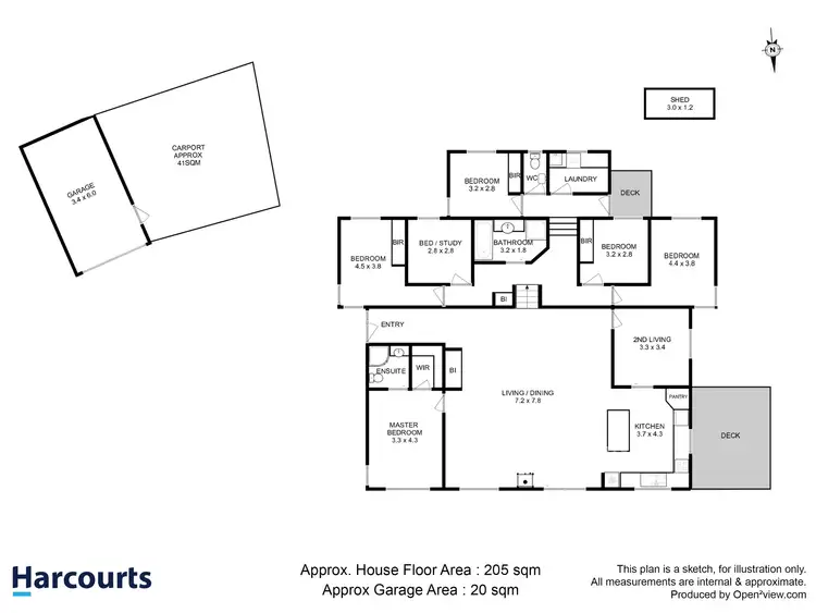 Floorplan of Homely house listing, 1/30c Brinsmead Road, Mount Nelson TAS 7007