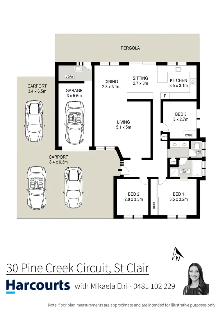 Floorplan of Homely house listing, 30 Pine Creek Circuit, St Clair NSW 2759