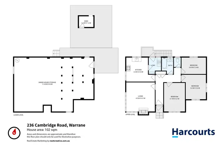 Floorplan of Homely house listing, 236 Cambridge Road, Warrane TAS 7018