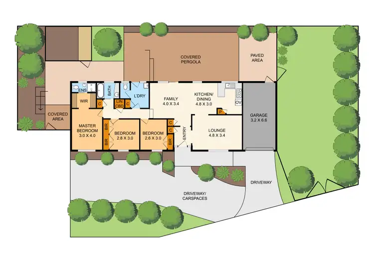 Floorplan of Homely unit listing, 1/360 Dorset Road, Boronia VIC 3155