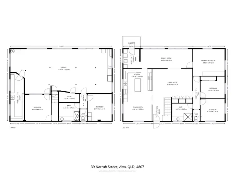 Floorplan of Homely house listing, 39 Narrah Street, Alva QLD 4807