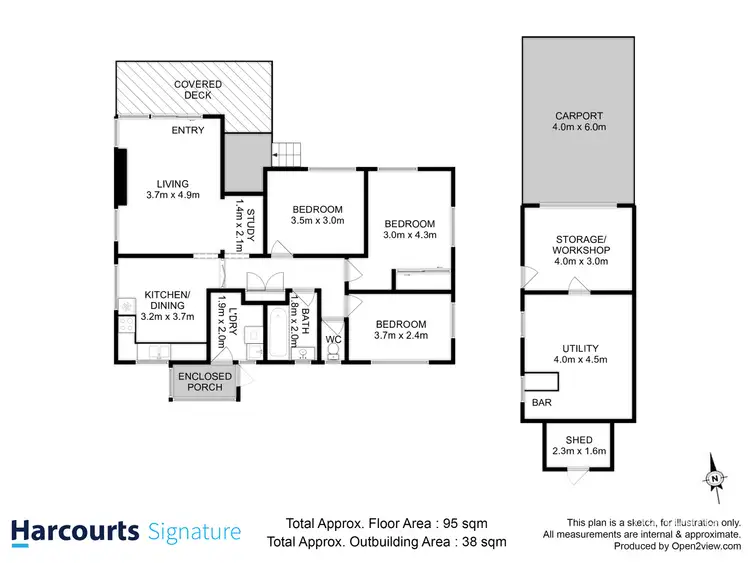 Floorplan of Homely house listing, 26 Poplar Road, Risdon Vale TAS 7016