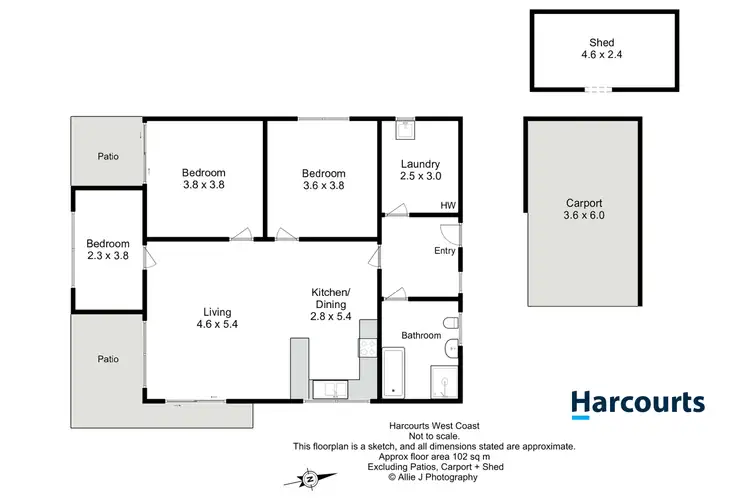 Floorplan of Homely house listing, 11 Primrose Street, Rosebery TAS 7470