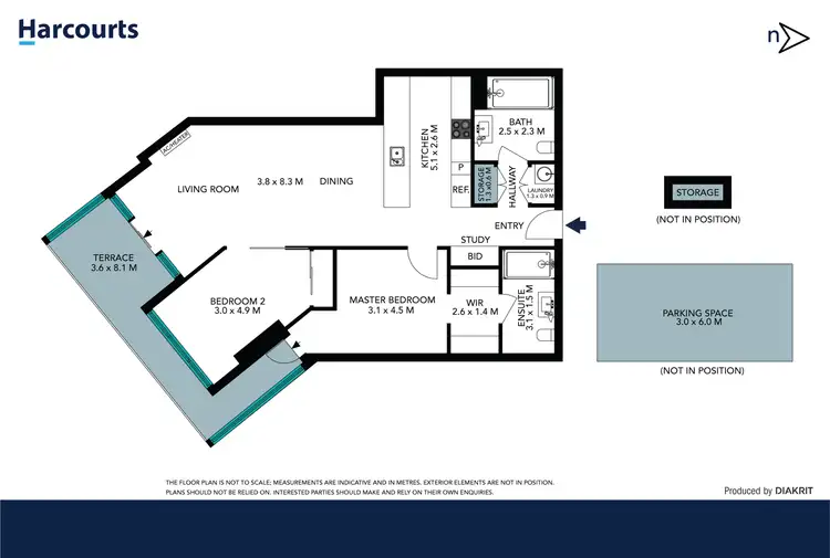 Floorplan of Homely apartment listing, 212/44 Skyline Drive, Maribyrnong VIC 3032