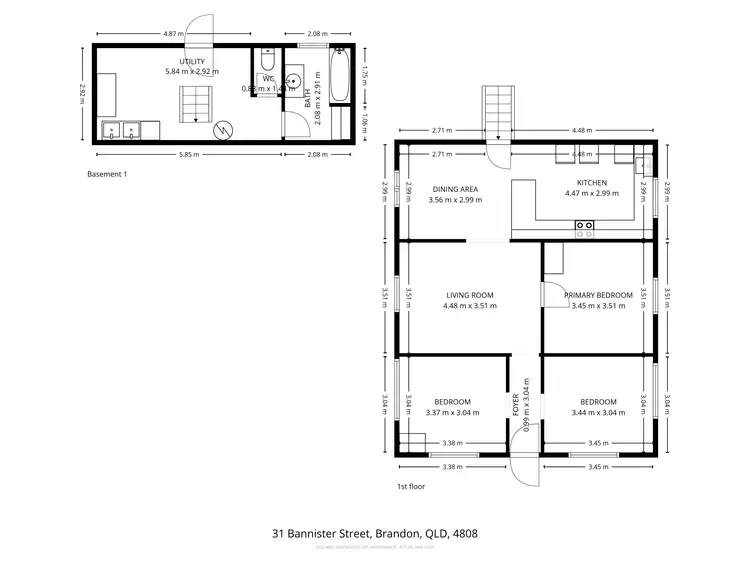 Floorplan of Homely house listing, 31 Banister Street, Brandon QLD 4808