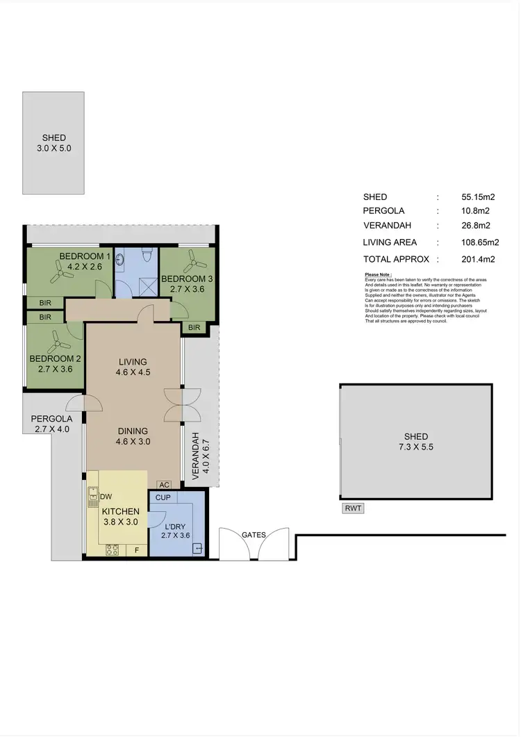 Floorplan of Homely unit listing, 4/43 Smith-Dorrien Street, Mitcham SA 5062