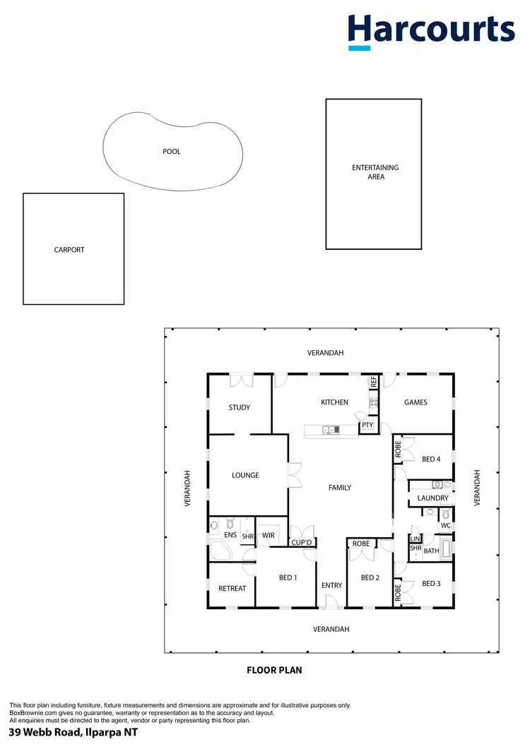 Floorplan of Homely house listing, 39 Webb Road, Ilparpa NT 873