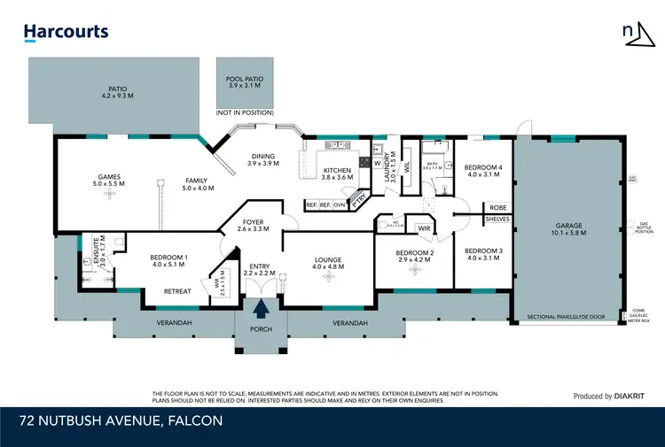 Floorplan of Homely house listing, 72 Nutbush Avenue, Falcon WA 6210