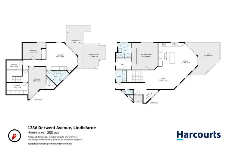 Floorplan of Homely house listing, 128A Derwent Avenue, Lindisfarne TAS 7015