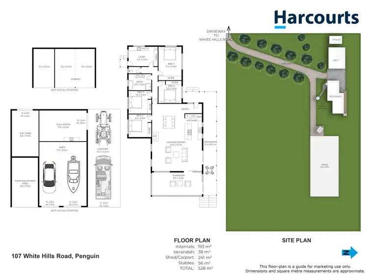 Floorplan of Homely house listing, 107 White Hills Road, Penguin TAS 7316