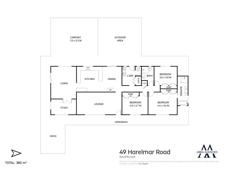 Floorplan of Homely house listing, 49 Harelmar Road, Southbrook QLD 4363