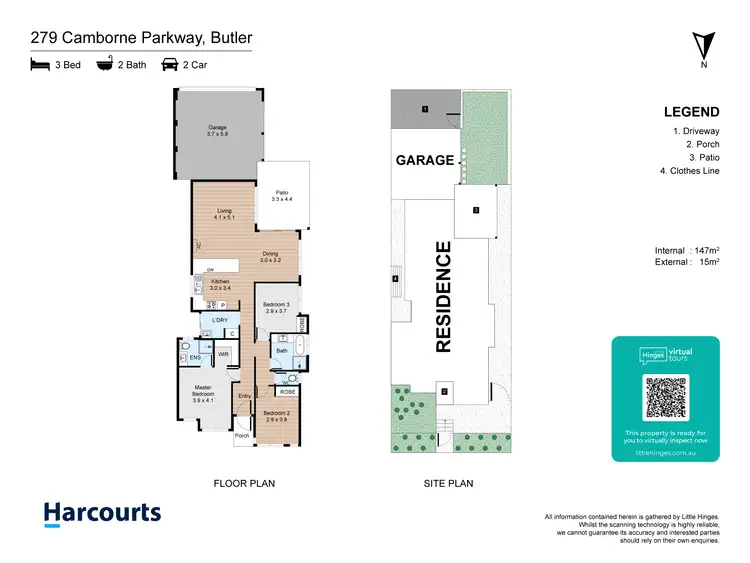 Floorplan of Homely house listing, 279 Camborne Parkway, Butler WA 6036