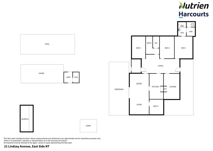 Floorplan of Homely house listing, 21 Lindsay Avenue, East Side NT 870