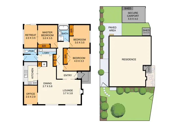 Floorplan of Homely unit listing, 1/16 Russell Crescent, Boronia VIC 3155