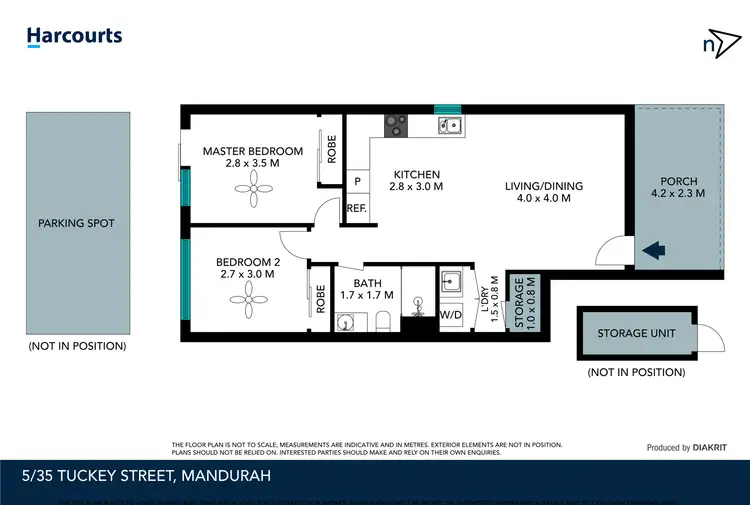 Floorplan of Homely house listing, 5/35 Tuckey Street, Mandurah WA 6210