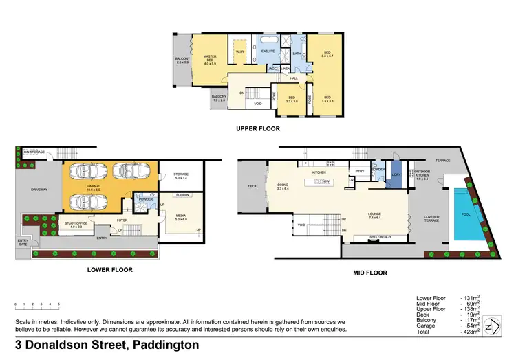 Floorplan of Homely house listing, 3 Donaldson Street, Paddington QLD 4064