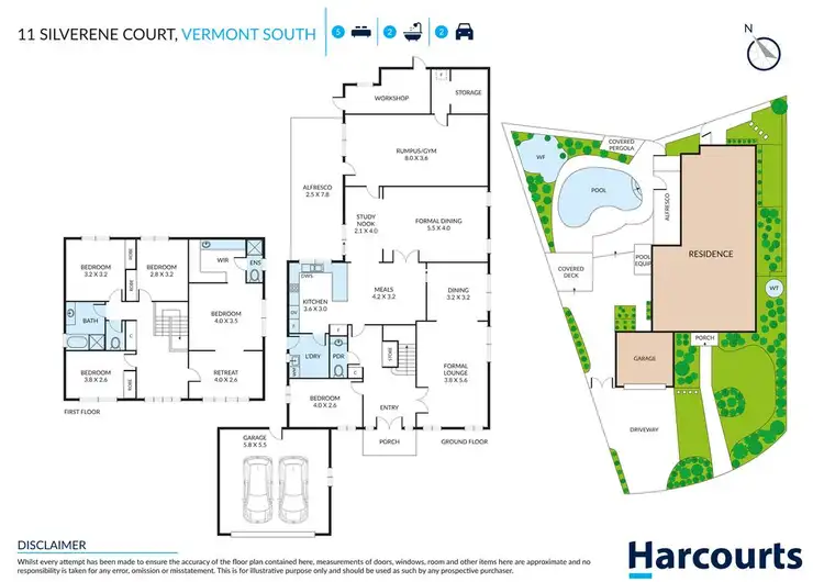 Floorplan of Homely house listing, 11 Silverene Court, Vermont South VIC 3133
