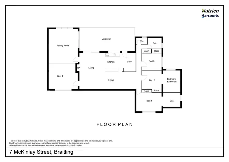 Floorplan of Homely house listing, 7 McKinlay Street, Braitling NT 870