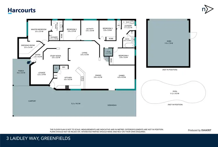 Floorplan of Homely house listing, 3 Laidley Way, Greenfields WA 6210