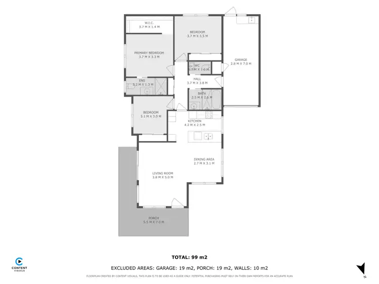 Floorplan of Homely house listing, 15 Java Head Link, Kingston TAS 7050