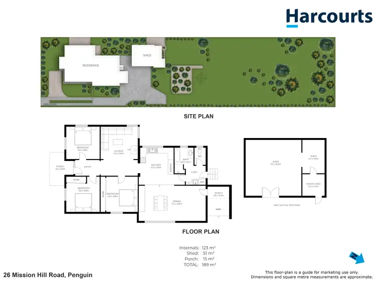 Floorplan of Homely house listing, 26 Mission Hill Road, Penguin TAS 7316