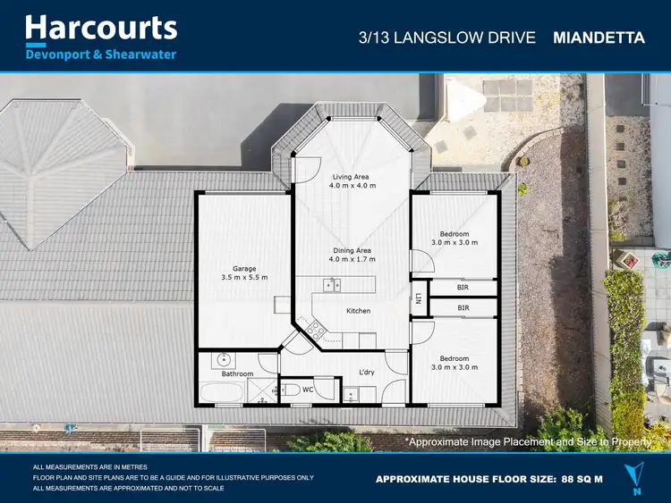 Floorplan of Homely unit listing, 3/13 Langslow Drive, Devonport TAS 7310